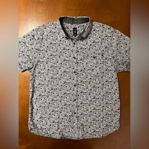 Men’s Print Button Down Short Sleeve